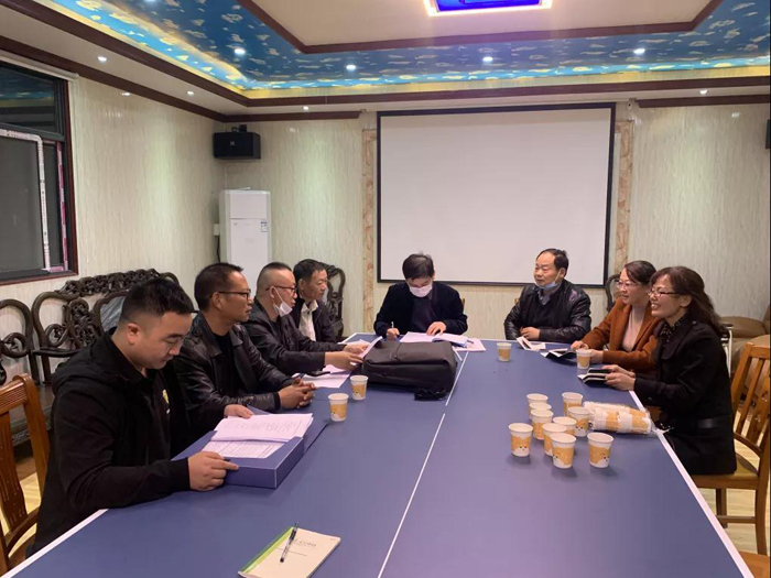 省、市、区残联**一行来十堰香蕉视频在线免费看化工环氧地坪施工厂家检查指导工作